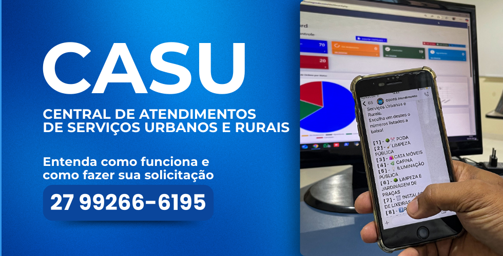 CASU - Central de Atendimento de Serviços Urbanos e Rurais: Como funciona e como solicitar