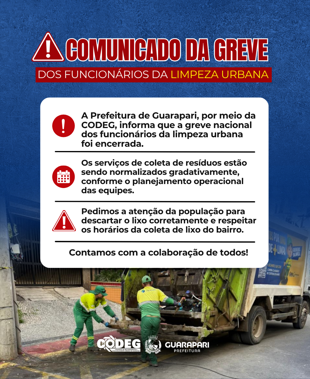 Comunicado da greve nacional